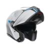CASCO AGV TOURMODULAR  FREQUENCY LIGHT GREY BLUE - Imagen 3