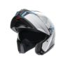 CASCO AGV TOURMODULAR  FREQUENCY LIGHT GREY BLUE - Imagen 2