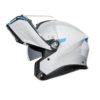 CASCO AGV TOURMODULAR  FREQUENCY LIGHT GREY BLUE - Imagen 4