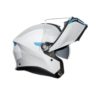 CASCO AGV TOURMODULAR  FREQUENCY LIGHT GREY BLUE - Imagen 5