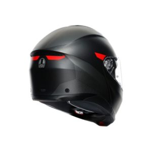 CASCO AGV TOURMODULAR  FREQUENCY MATT GUNMETAL RED