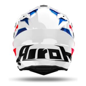 CASCO AIROH COMMANDER 2 REVEAL BLUE RED GLOSS