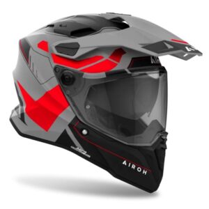 CASCO AIROH COMMANDER 2 REVEAL RED FLUO MATT