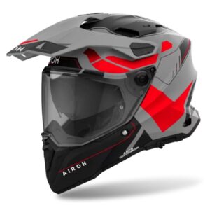 CASCO AIROH COMMANDER 2 REVEAL RED FLUO MATT
