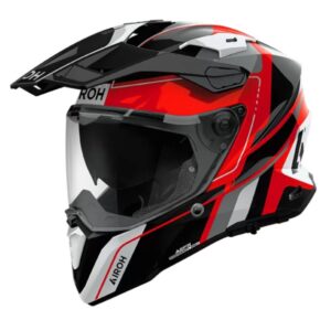CASCO AIROH COMMANDER 2 SKIP RED GLOSS