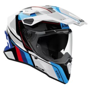 CASCO AIROH COMMANDER 2 WHITE RED GLOSS