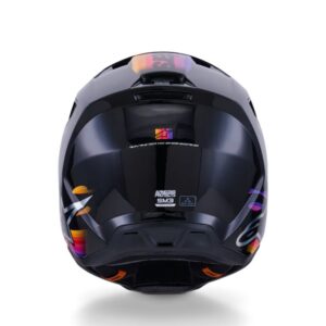 CASCO ALPINESTAR S-M3 FORCE BLACK GLOSSY