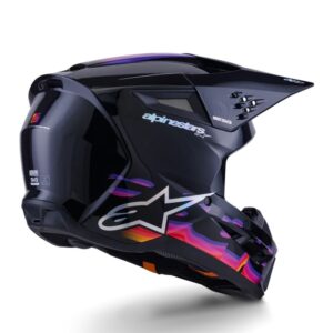 CASCO ALPINESTAR S-M3 FORCE BLACK GLOSSY