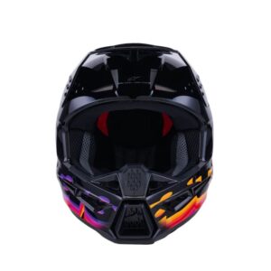 CASCO ALPINESTAR S-M3 FORCE BLACK GLOSSY