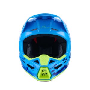 CASCO ALPINESTAR S-M3 FORCE  CYAN GLOSSY