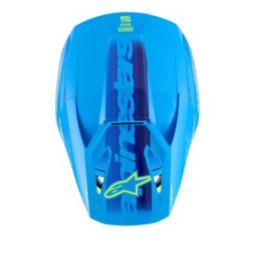 CASCO ALPINESTAR S-M3 FORCE  CYAN GLOSSY