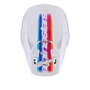 CASCO ALPINESTAR S-M3 FORCE WHITE GLOSSY