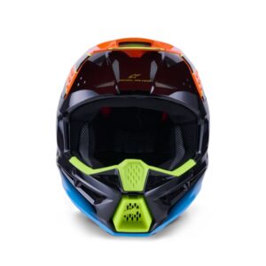 CASCO ALPINESTAR S-M3 FRAY BLACK ORANGE YELLOW FL G