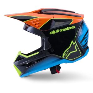 CASCO ALPINESTAR S-M3 FRAY BLACK ORANGE YELLOW FL G