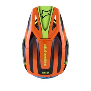 CASCO ALPINESTAR S-M3 FRAY BLACK ORANGE YELLOW FL G