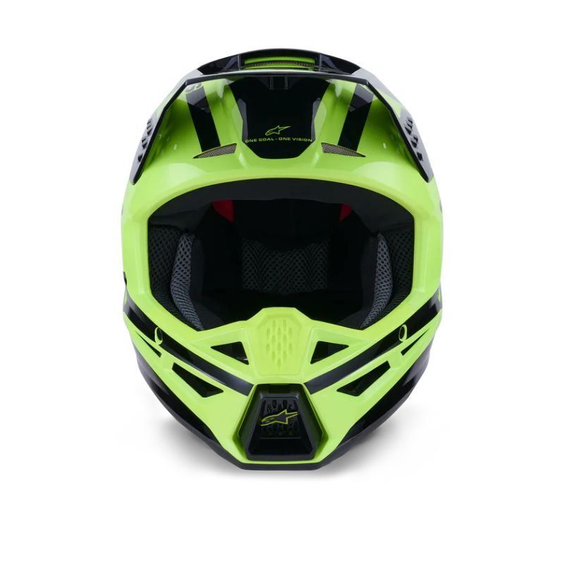 CASCO ALPINESTAR S-M3 HEAT YELLOW FLUO BLACK GLOSSY