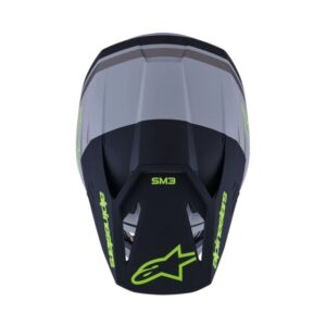 CASCO ALPINESTAR S-M3 RADIUM GRAY BLACK YELLOW FL MATT