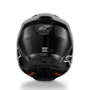 CASCO ALPINESTAR S-M3 SOLID BLACK GLOSSY