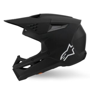 CASCO ALPINESTAR S-M3 SOLID BLACK MATT