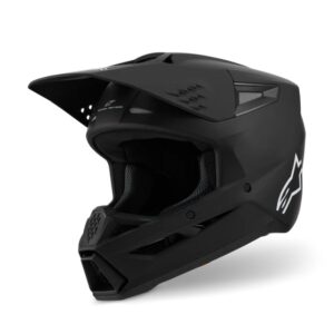 CASCO ALPINESTAR S-M3 SOLID BLACK MATT