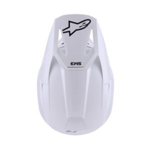 CASCO ALPINESTAR S-M3 SOLID WHITE GLOSSY