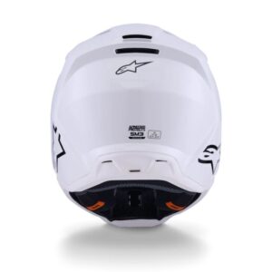 CASCO ALPINESTAR S-M3 SOLID WHITE GLOSSY