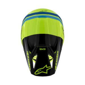 CASCO ALPINESTAR S-M3 YOUTH RADIUM YELLOW FLUO BLACK BLUE GL