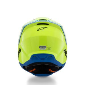 CASCO ALPINESTAR S-M3 YOUTH RADIUM YELLOW FLUO BLACK BLUE GL