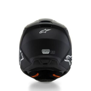 CASCO ALPINESTAR S-M3 YOUTH SOLID BLACK MATT