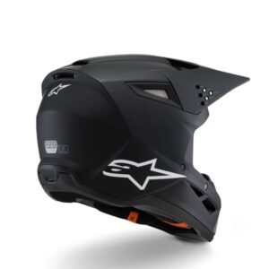CASCO ALPINESTAR S-M3 YOUTH SOLID BLACK MATT