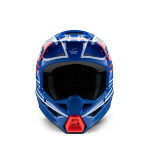 CASCO ALPINESTAR S-M3 YOUTH WURX BLUE RED WHITE BLACK GL