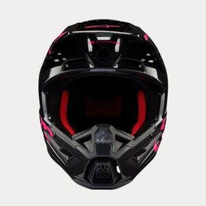 CASCO ALPINESTAR S-M5 CORP BLACK DIVA PINK GLOSSY