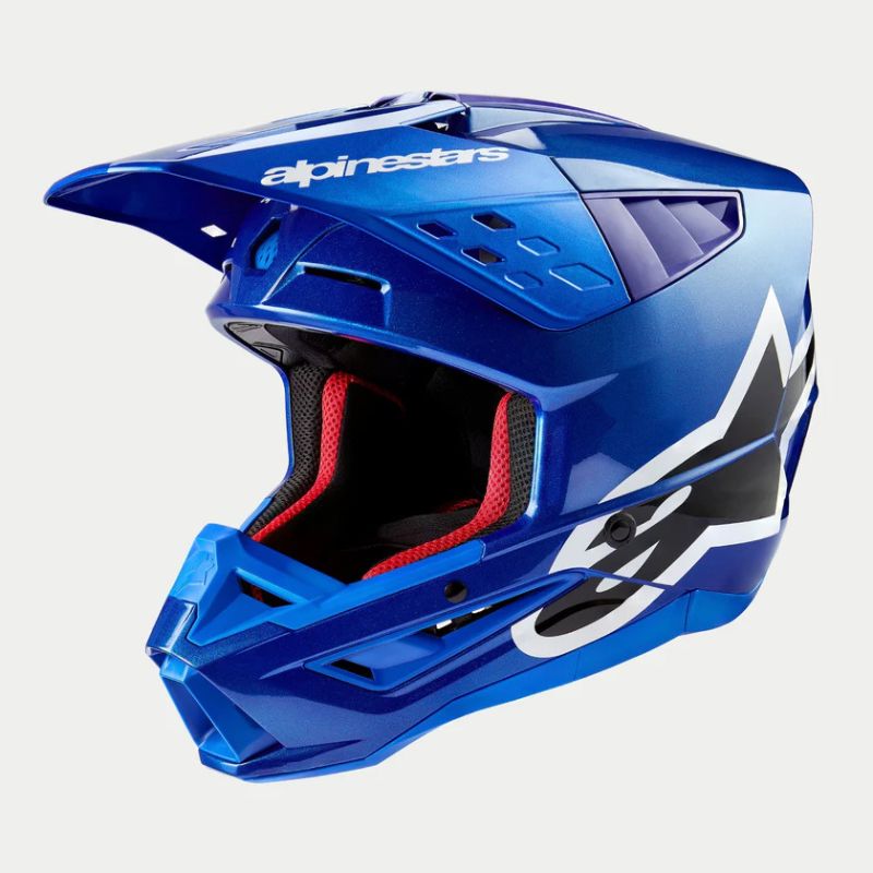 CASCO ALPINESTAR S-M5 CORP BLUE GLOSSY