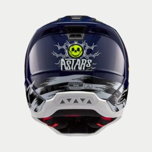 CASCO ALPINESTAR S-M5 RASH NIGHT NAVY YELLOW FLUO GLOSSY