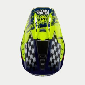 CASCO ALPINESTAR S-M5 RASH NIGHT NAVY YELLOW FLUO GLOSSY