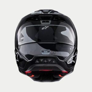 CASCO ALPINESTAR S-M5 ROVER 2 BLACK SILVER GLOSSY