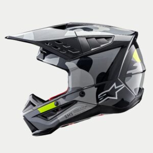CASCO ALPINESTAR S-M5 ROVER 2 DARK GRAY YELLOW FLUO