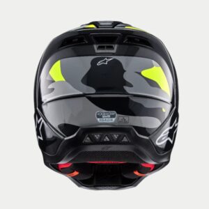 CASCO ALPINESTAR S-M5 ROVER 2 DARK GRAY YELLOW FLUO