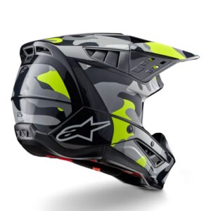 CASCO ALPINESTAR S-M5 ROVER 2 DARK GRAY YELLOW FLUO