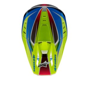 CASCO ALPINESTAR S-M5 SAIL   YELLOW FLUO ENAMEL BLUE SILV G