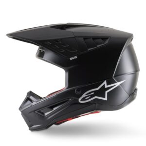 CASCO ALPINESTAR 	S-M5 SOLID BLACK MATT
