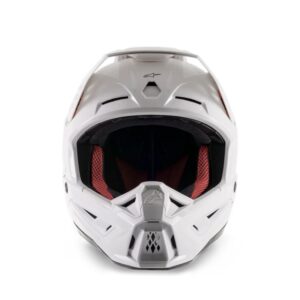 CASCO ALPINESTAR 	S-M5 SOLID WHITE GLOSSY