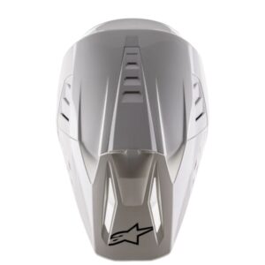 CASCO ALPINESTAR 	S-M5 SOLID WHITE GLOSSY