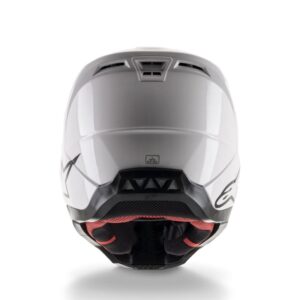 CASCO ALPINESTAR 	S-M5 SOLID WHITE GLOSSY