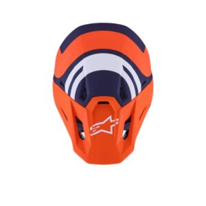 CASCO ALPINESTAR S-M7 CORE ORANGE BLUE MATT