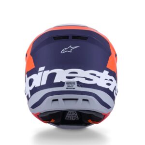 CASCO ALPINESTAR S-M7 CORE ORANGE BLUE MATT