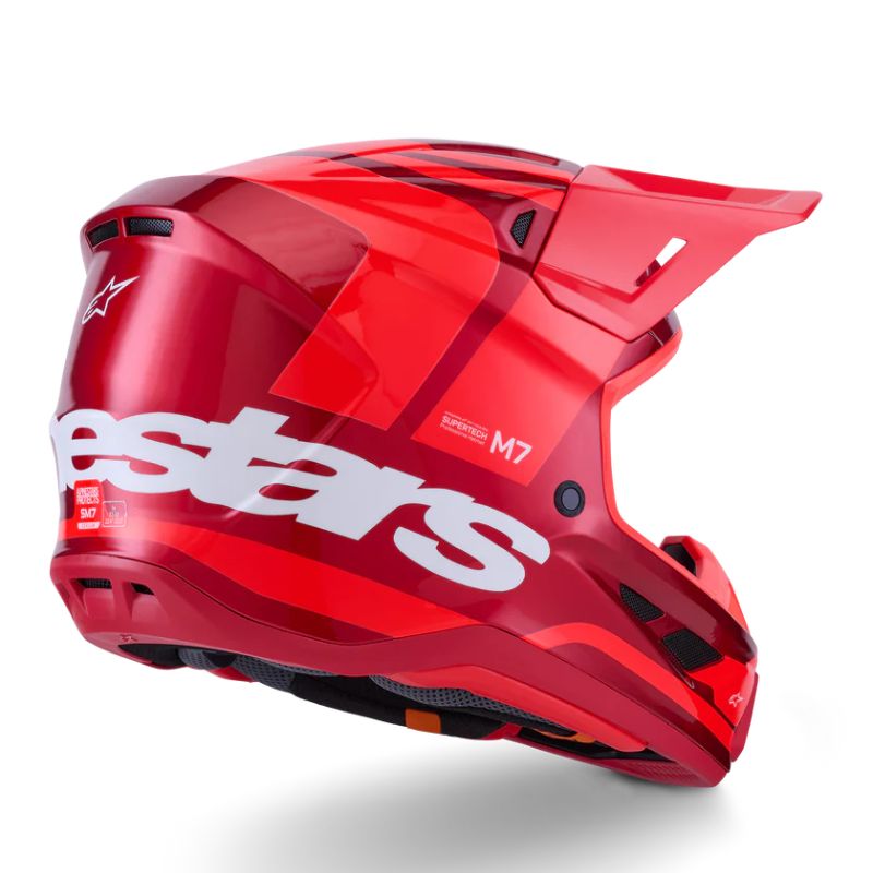 CASCO ALPINESTAR S-M7 CORE RED GLOSSY
