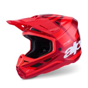 CASCO ALPINESTAR S-M7 CORE RED GLOSSY