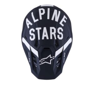 CASCO ALPINESTAR S-M7 DASHER BLACK WHITE MATT