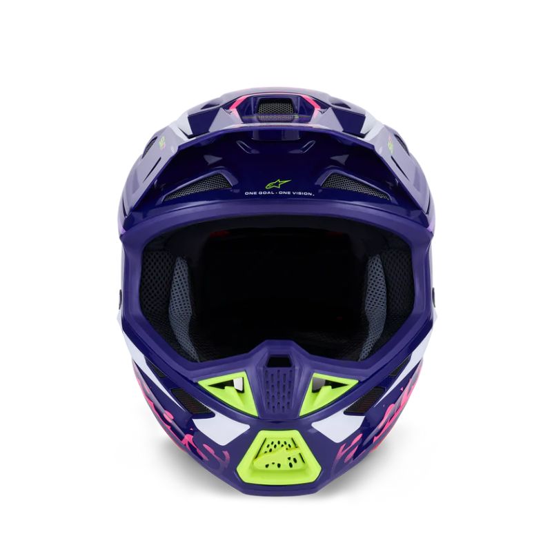 CASCO ALPINESTAR S-M7 DEED PURPLE PINK GLOSSY